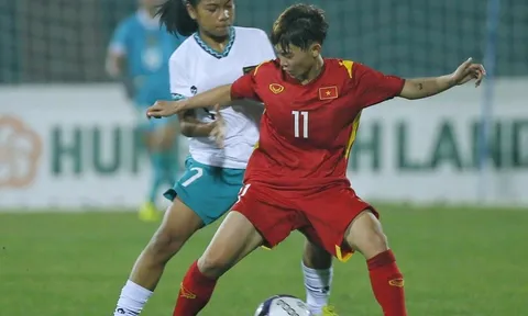 U20 nữ Việt Nam thắng Singapore 11-0