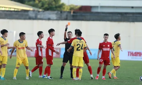 Giải U21 quốc gia: Thi đấu hơn người, Viettel không thể ngược dòng trước Thanh Hoá