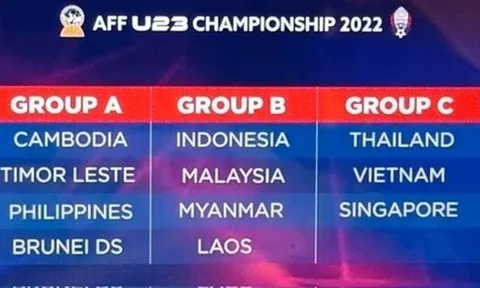 U23 Việt Nam gặp lại Thái Lan ở giải Đông Nam Á
