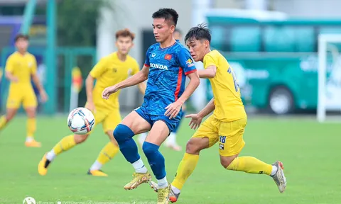 U23 Việt Nam hòa U21 Hà Nội trước ngày đi Thái Lan