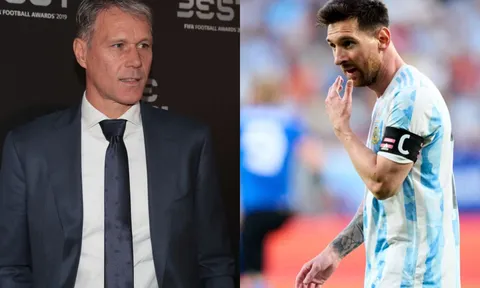 Van Basten gạch tên Messi khỏi top 3 cầu thủ vĩ đại nhất