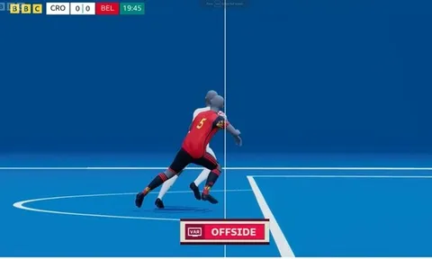 Đồ họa VAR điên rồ ra sao ở tình huống Croatia mất penalty?