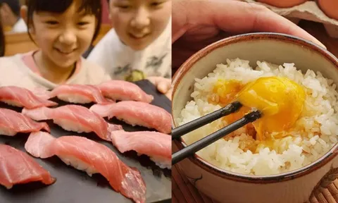 Vì sao người Nhật Bản thường xuyên ăn cá sống, trứng gà sống mà không sợ nhiễm khuẩn?