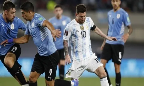 Suarez vô duyên, Uruguay bị Messi và đồng đội hủy diệt