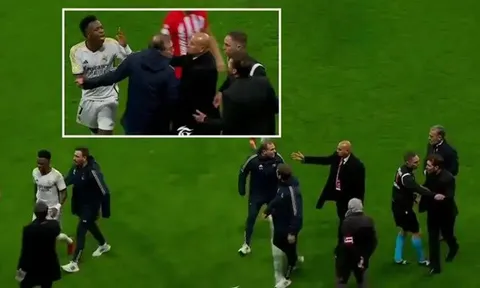 Vinicius khiêu khích, nổi máu điên gây hấn với Simeone