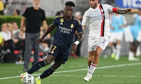 Vinicius ra mắt áo số 7 hoàn hảo