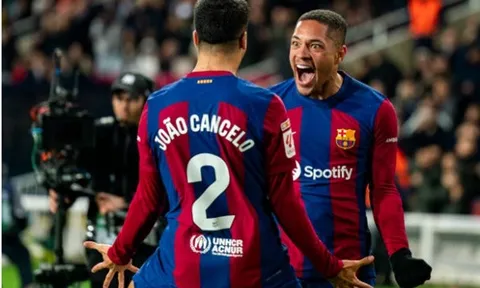 Vitor Roque ''khai hỏa'', Barca giành trọn 3 điểm
