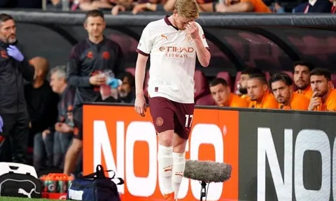 Với tuyên bố của Pep, De Bruyne không còn quá quan trọng với Man City