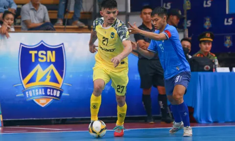 Vòng 8 giải futsal VĐQG: Ngoại binh toả sáng, ĐKVĐ trở lại đường đua