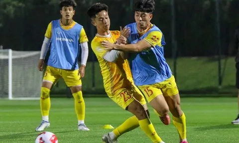 U23 Việt Nam tập lúc 2h sáng, sẵn sàng đấu Iraq