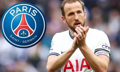 PSG nhảy vào tranh Harry Kane với Bayern Munich