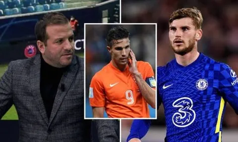 Werner được so sánh với Persie, Van der Vaart có phản ứng cực gắt