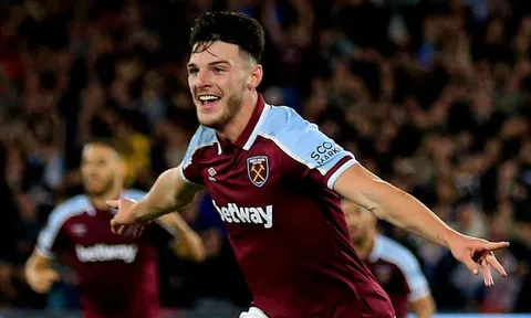 Diễn biến mới nhất vụ Declan Rice tới Arsenal
