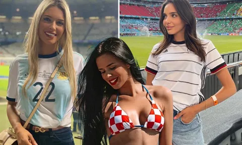 7 nữ CĐV sexy của thế giới bóng đá