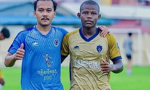 U22 Campuchia đưa cầu thủ gốc Ghana dự SEA Games 32