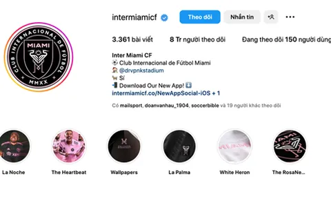 Messi giúp Inter Miami có thêm 7 triệu người theo dõi