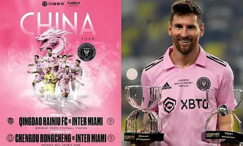 Messi cập bến Trung Quốc vào tháng 11