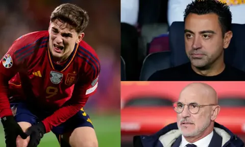 Gavi chấn thương, Xavi nói thẳng về Luis de la Fuente