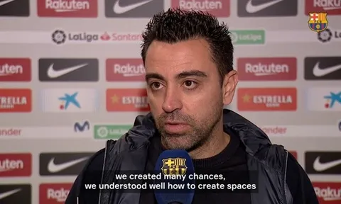 Xavi: "Tôi không thể tưởng tượng không thắng trận này"