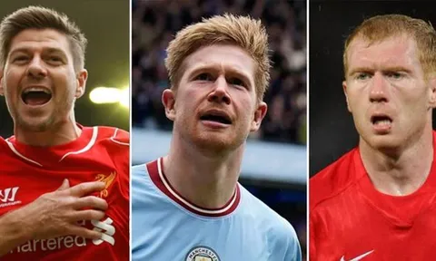 Xếp hạng 10 tiền vệ xuất sắc nhất lịch sử Premier League