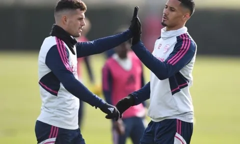 Buổi tập cuối cùng, xuất hiện hình ảnh mang lại cú hích cho Arsenal