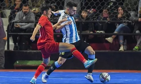 Tuyển futsal Việt Nam thua Argentina hai trận liên tiếp