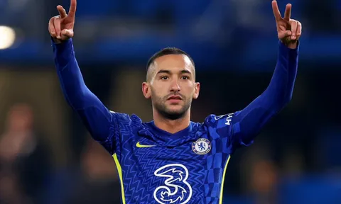 Ziyech: "Chelsea xứng đáng đứng đầu BXH Ngoại hạng Anh"