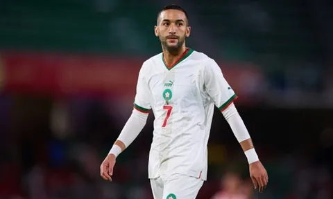 Ziyech dự World Cup sau một năm giải nghệ ở tuyển quốc gia