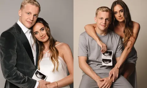 CHÍNH THỨC! Van de Beek thông báo tin mừng