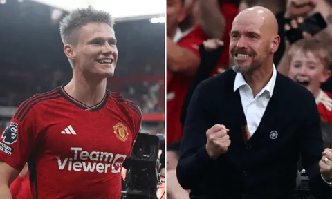 Lập cú đúp, McTominay tiết lộ chỉ đạo của Ten Hag