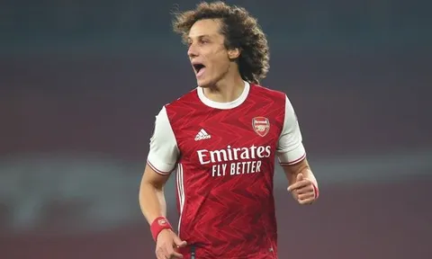 Nhìn David Luiz thi đấu, 'viên ngọc quý' khó lòng được trọng dụng ở Arsenal