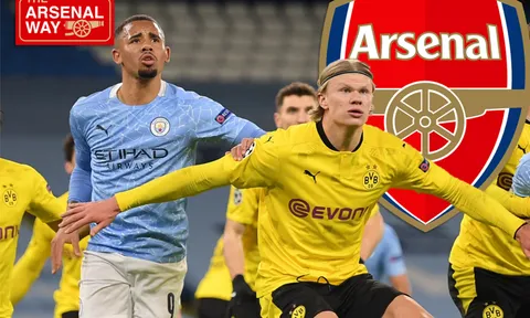 Nhờ Haaland, Arteta hoàn thiện đội hình Arsenal với số 9 chất lượng từ Man City