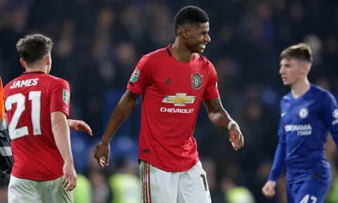 Đến Frank Lampard cũng phát cuồng với siêu phẩm của Marcus Rashford
