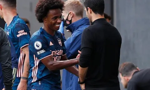 Willian: "Chơi theo chiến thuật của Arteta đôi khi rất bực bội"