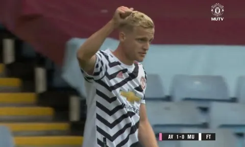 Thua Aston Villa, Solsa nói thẳng một câu về Van de Beek