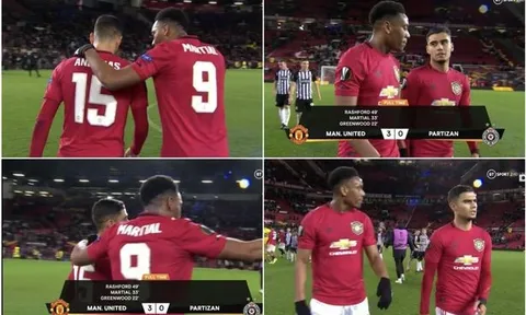 Martial dạy cho Pereira cách chơi bóng ngay trên sân
