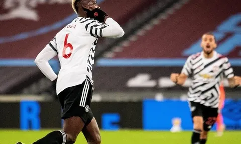 10 con số thú vị sau trận West Ham - Man Utd: 'Hung thần' Pogba