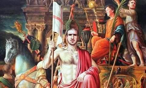 10 hình ảnh mang tính biểu tượng của Eric Cantona với Man Utd