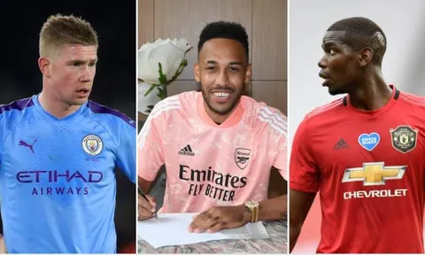 10 ngôi sao hưởng thu nhập cao nhất Premier League 2020/21: Liverpool vắng bóng