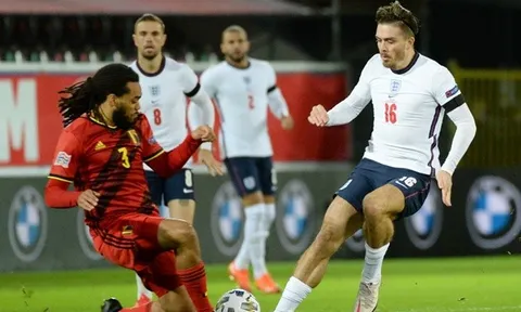 10 thống kê ấn tượng trận Bỉ 2-0 Anh: 'Máy cày' Grealish quá đỉnh