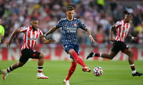 10 thống kê Brentford 2-0 Arsenal: Thất vọng Ben White; Kỷ lục tệ hại