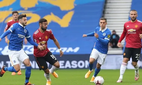 10 thống kê 'điên rồ' trận Brighton 2-3 Man Utd: Trận đấu 'tâm linh'