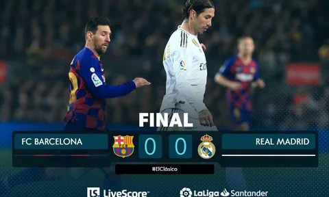 10 thống kê El Clasico: 17 năm, 2 kỷ lục cho Real và mưa thẻ càn quét