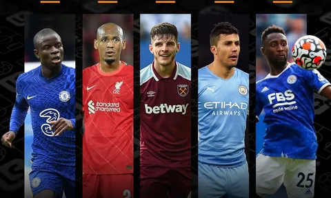 10 tiền vệ đánh chặn đắt giá nhất hiện nay: Premier League chiếm 8 suất