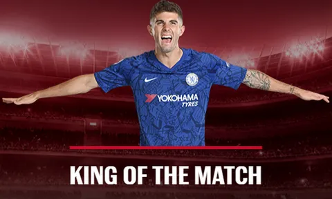 10 'vị vua' vòng 10 Premier League: Áp đảo hoàn toàn, lần đầu cho Pulisic