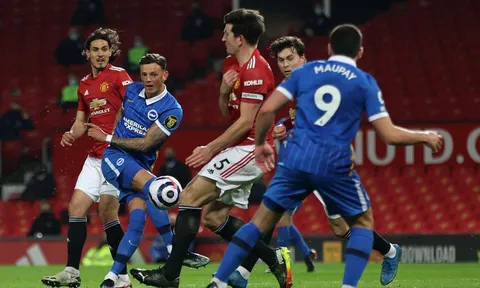10 thống kê M.U 2-1 Brighton: Đáng nể Quỷ đỏ; Xuất hiện vua kiến tạo!