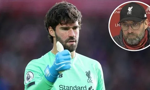 "Trong 85 phút của trận đấu, Alisson chỉ khởi động thôi"