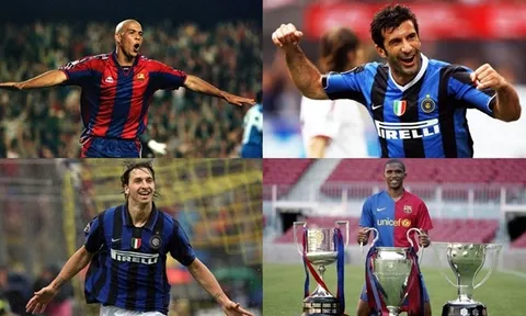 14 cầu thủ từng khoác áo Barca và Inter (Phần 1): Quá nhiều "sát thủ"