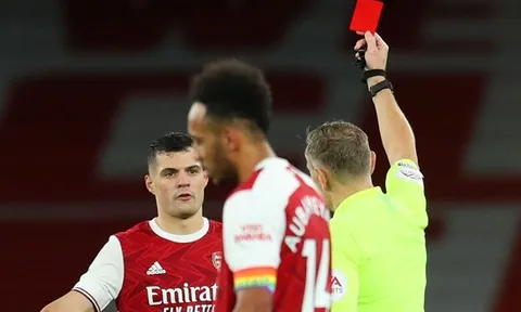 15 CLB nhận nhiều thẻ đỏ nhất NHA 10 năm qua: Arsenal nhiều nhất, Liverpool ít nhất