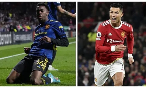 Elanga: "Tôi đến sân tập khá sớm và Ronaldo đã ở đó"